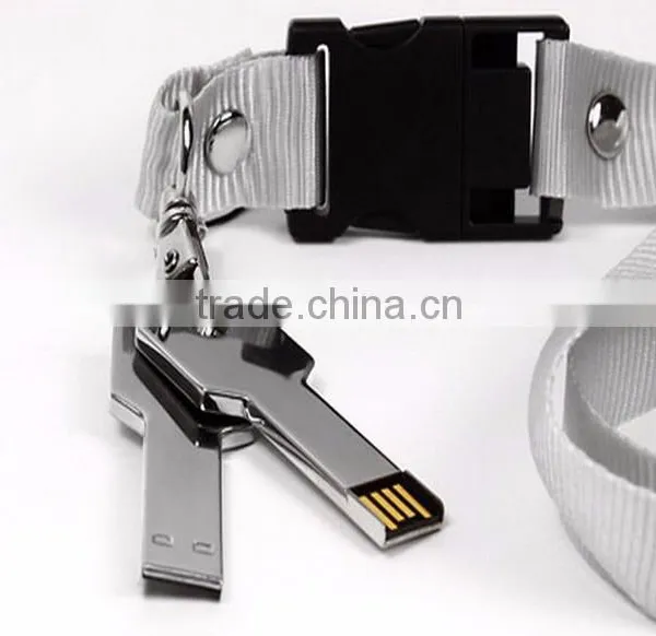 Hot Item, Silver Metal Key Chain USB With Keyring Quality Choice photo-5