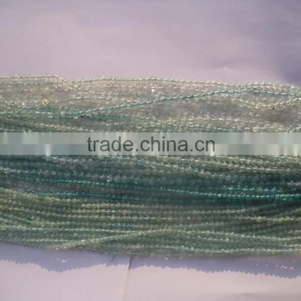 Aquamarine Round Beads
