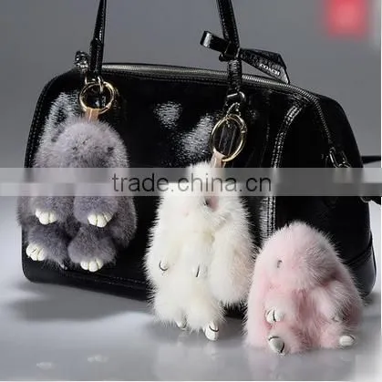 Litter Rabbit Doll [car Key Chain][fashional Bag Holder][car Decoration] Christmas Novelty Gift Birthday Present Ring Hanging