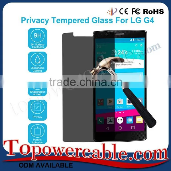 Anti-Spy Peeping Privacy Screen Protector For Lg G4 photo-2