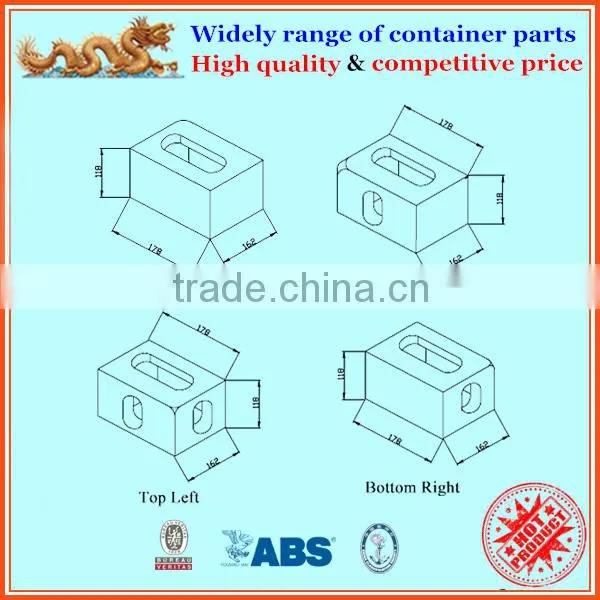 Primer Coating 20ft 40ft Container Corner Blocks photo-5