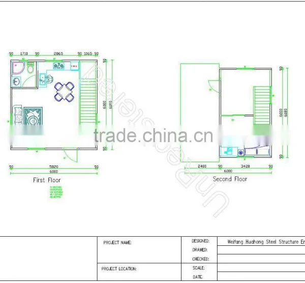 Two Storey Most Economical One Bedroom Prefab Loft Family Living House With 70 Years Life photo-5