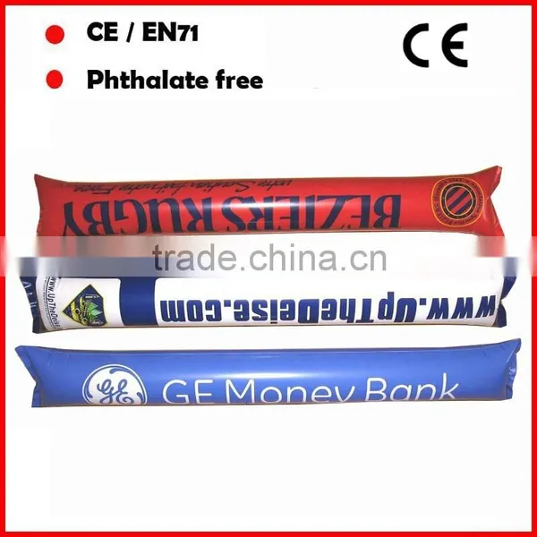 PVC Cheering Toys Inflatable Bang Bang Sticks for Promotion
