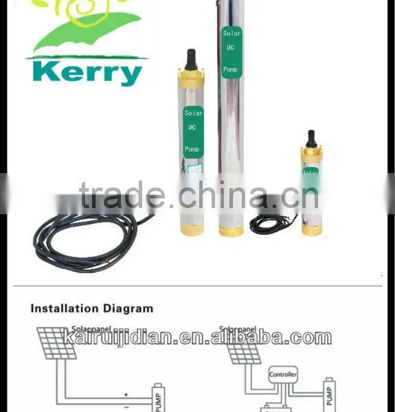 Deep Well 24V Waterfall Solar Pump