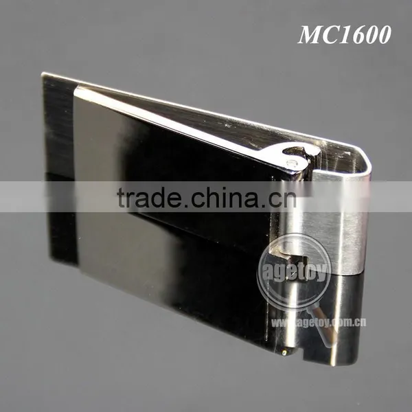 Rectangle Zinc Alloy Cash Clip Slim Pocket Purse Cash Holder Organizer Promotional Blank Stainless Steel Metal Craft Money Clip photo-3