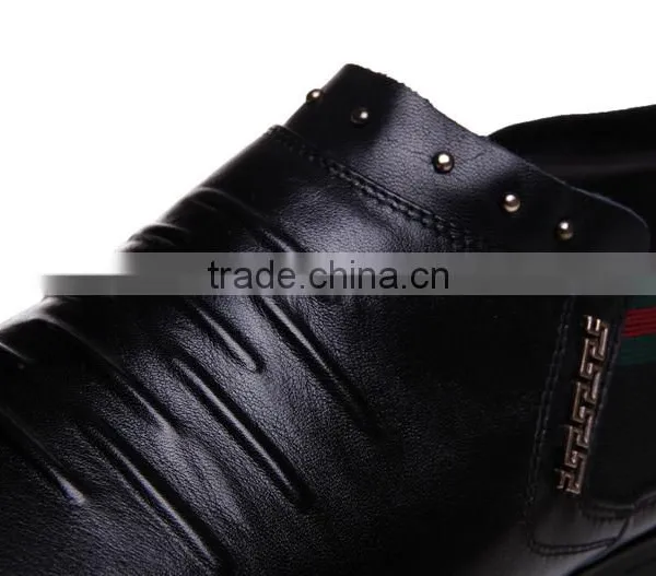 Comfort Easy Wear Sole Slip on Leather Shoes for Men photo-2