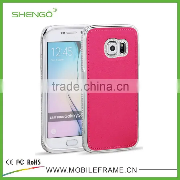 Diamond Leather Case for Samsung S6 Edge With Retail Packaging photo-3