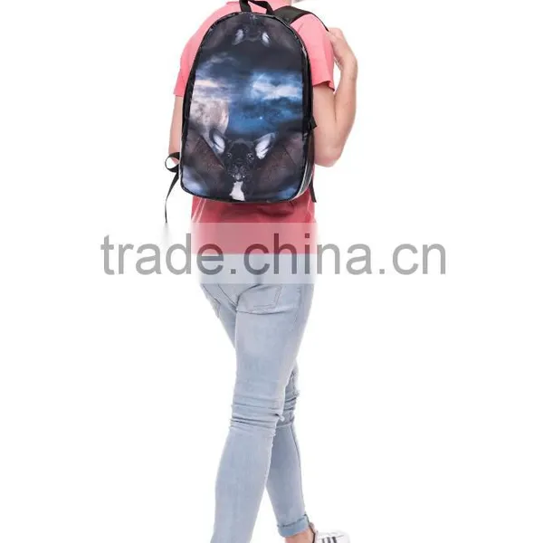 New Design 3D Print High Quality Custom Emoji Kids Backpack Bag photo-3