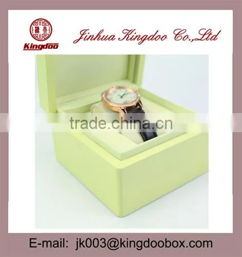 Jinhua Supplier Handmade Rectangular MDF Wood Single Watch Box With Inner photo-4