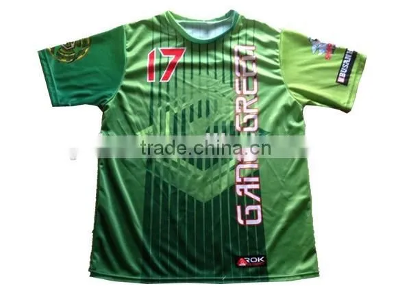 Unique Design Color Green Soccer Jersey With Sublimation Numbers photo-2