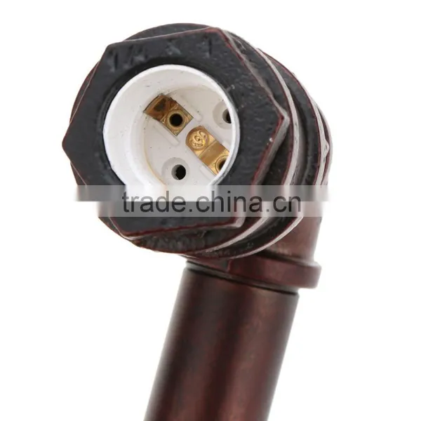 Vintage Edison Table Lamp Light Vintage Table Lamps Personalized Water Pipe Desk Lamp AC 220V / 110V For E27 Edison Bulb photo-2