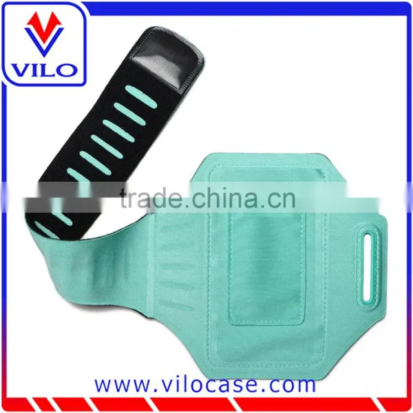 New Products Water Resistant Lycra Fabric Light Weight Gym Jogging Sports Phone Armband photo-3