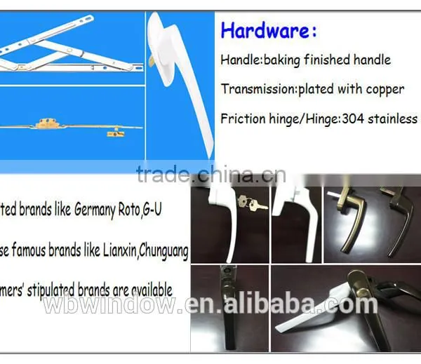 2016 New Product Modern House Alminum Casement Windows photo-2
