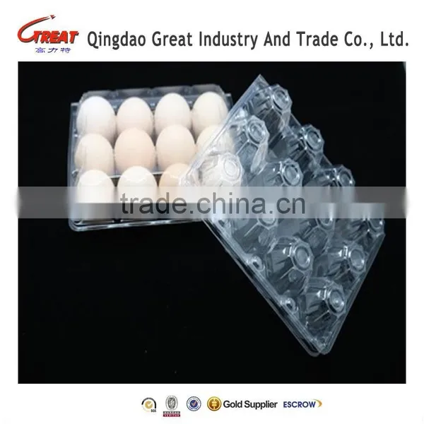 PET Disposable Plastic Quail Eggs Tray 10 Holes photo-3