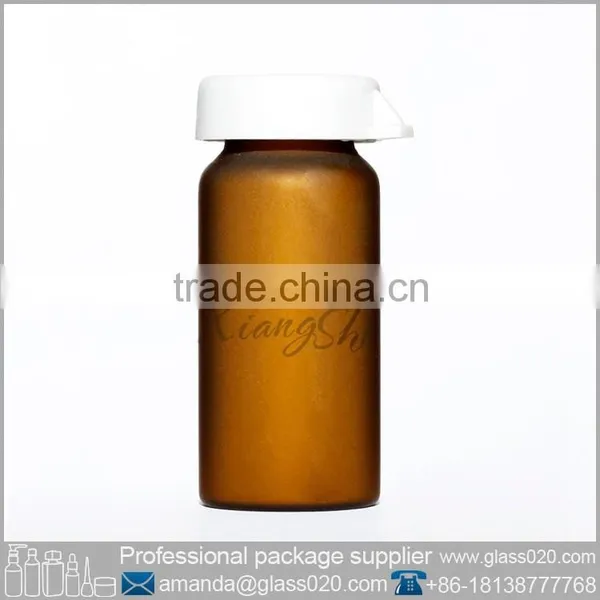 20ml Frosty Vial Glass Bottle on With Cap photo-3