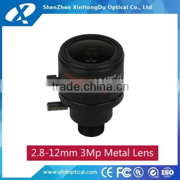 China 2016 New Products Megapixel 1/2.7 Inch F1.4 2.8-12mm Adjustable Zoom Lens