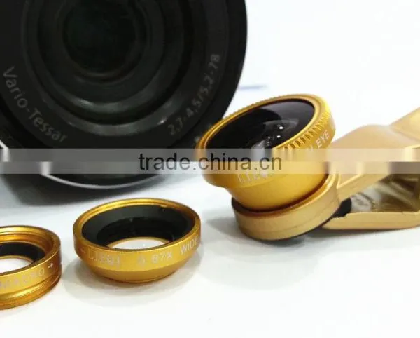 3in1 Wide Angle+Macro+Fish Eye Camera Lens for Mobile Cell Phone photo-4