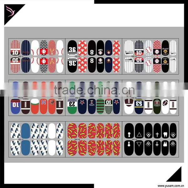 OEM Cute Mini Angel Series Temporary Nail Tattoo Sticker for Girls