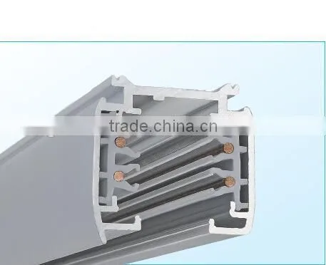 ONE Circuit DALI Aluminum guide rails- 1meter/1.5M/2M/3M/4M available, GREY/BLACK/WHITE FOR OPTION