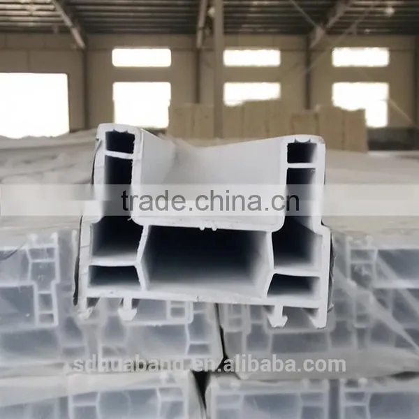 White Pvc Profile Frame/customized Color Pvc Profile for Door and Window/plastic Pvc Profile photo-4