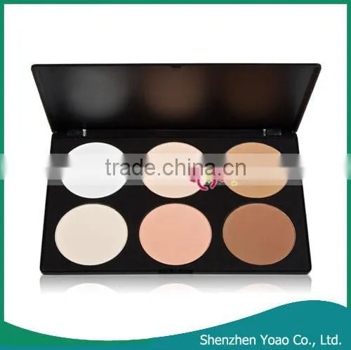 Wholesale 6 Color Makeup Blush Chemical Powder Blush With Blush Brush photo-2