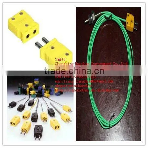 K Type Thermocouple With Yellow Plug Connector