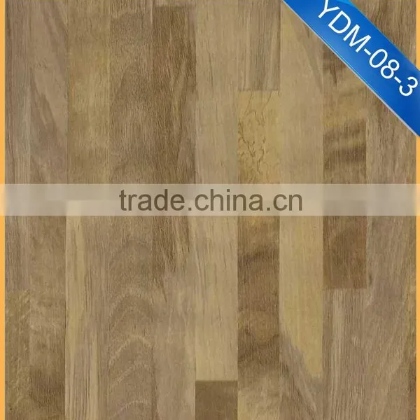 YDM-08-3 Cheap Interlocking Commercial Wood Plastic Flooring Tiles