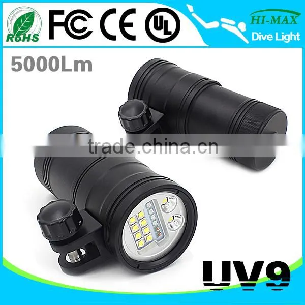 5000 Lumen LED Diving Flashlight Waterproof 100 Meters Quality Choice photo-2