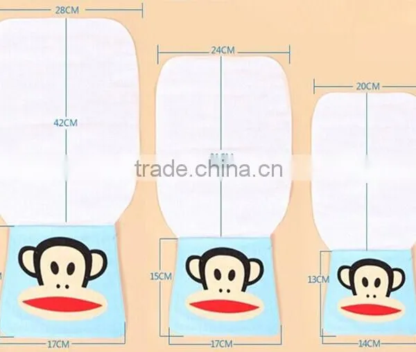 100% Cotton Muslin Cartoon Baby Sweat Towel/baby Sweat Absorb Towel photo-2