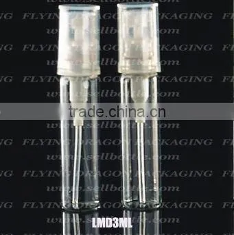 3ml, Tester Spray Bottle, Glass Perfume Bottle, Small Tube Glass Vial
