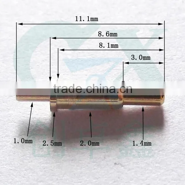 Male Spring With Stainless Steel Pogo Pin Connector for Mobile Phone