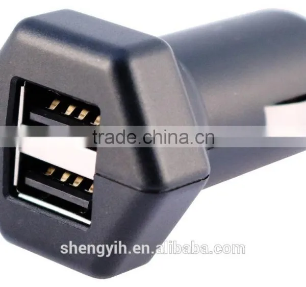 2016 D2 5V 3.4A Factory Direct Supply Dual Usb Car Charger Wholesale Smart Car Usb Charger for Iphone and Android photo-3