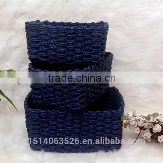 Set of 3 Cheap Wicker Baskets, Flower Baskets photo-2