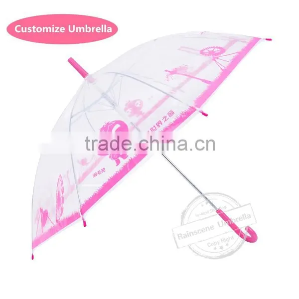 Factory Custom Transparent Umbrella Printing Your Logo