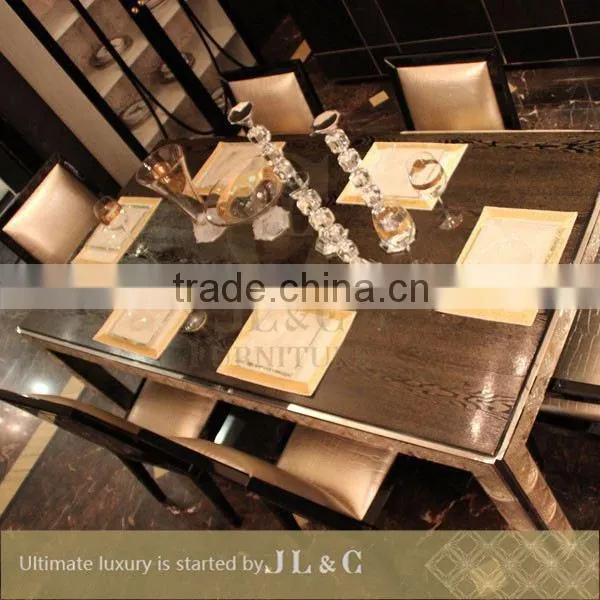 JT14-02 High Quality Modern Mdf Dining Table Set From JLC Furniture photo-4