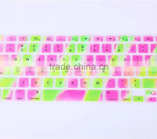 Colorful Silicone Keyboard Skin Cover for Macbook Pro 13" 15" 17" Universal photo-2