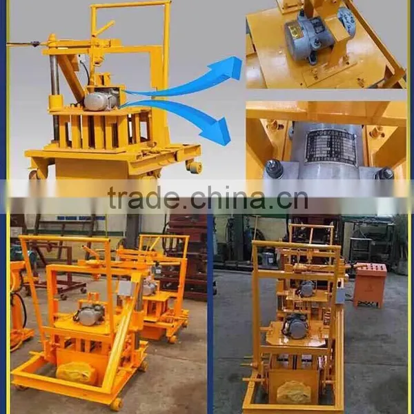 QMR2-45 Made in China Cement Moveable Lay Eggs Type Semi-automatic Mobile Concrete Block Machine Manufacturer photo-4
