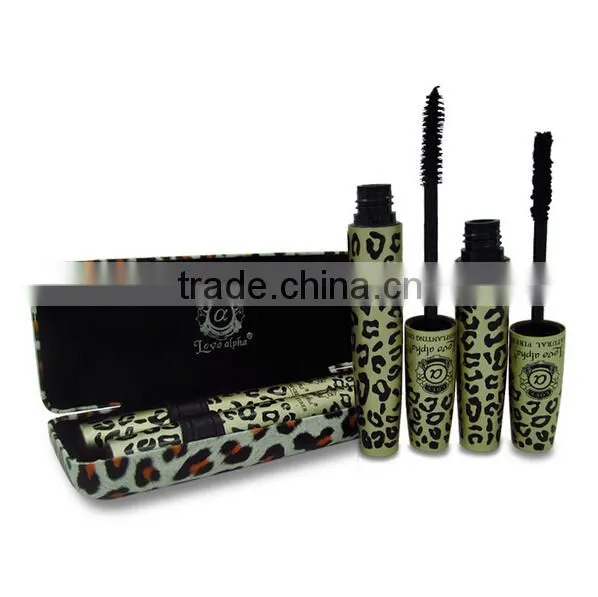 Love Alpha 3D Fiber Waterproof Mascara Length Curling and Volume Love Alpha Mascara Leopard Print photo-4