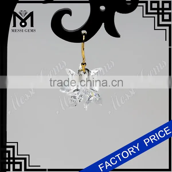 Korean Earring Marquise cz Earring Colored Stone Earrings in Hot Sale photo-6