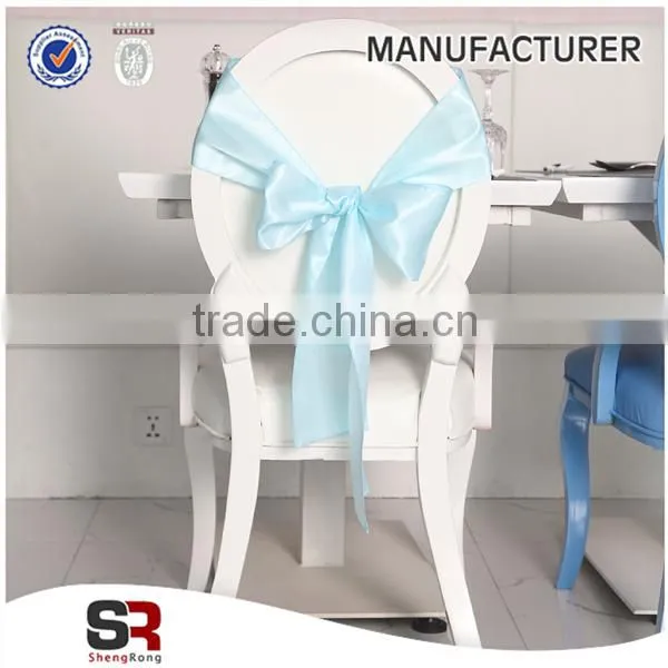 5% Discount! Plain Dyed Organza Chair Sash for Wedding Decoration photo-2