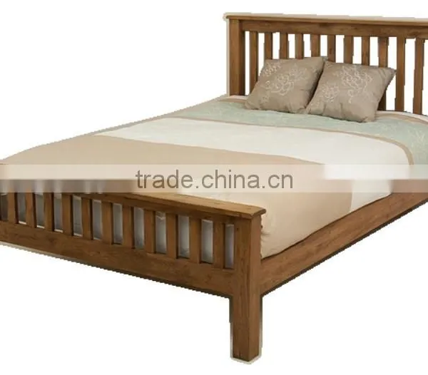 Rustic Range Solid Oak 4'6" Double Bed photo-2