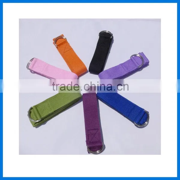 Custom Design Yoga Strap With Metal D Ring photo-3