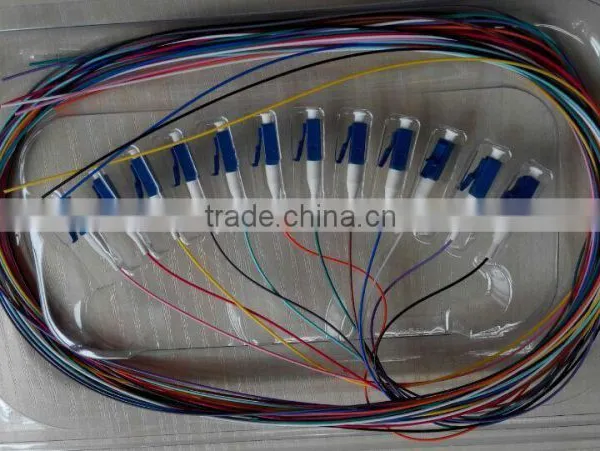 LC Single-mode 12core 1.5m High Ferrule Colorful Fiber Optic Bundle Pigtail photo-3