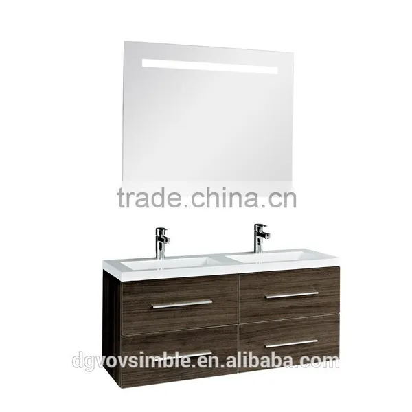 Modern Cabinet Design Waterproof Solid Wood Bathroom Cabinet