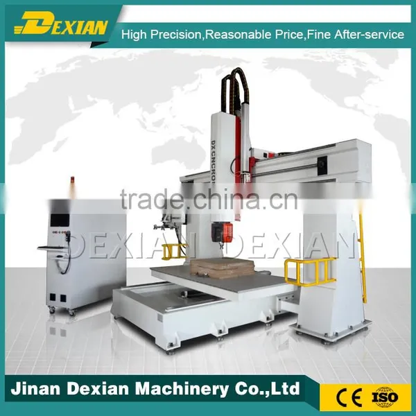 Mini Cnc 5 Axis DX-1224-5A Axis Cnc Machine With 9kw HSD Spindle and High Quality photo-2