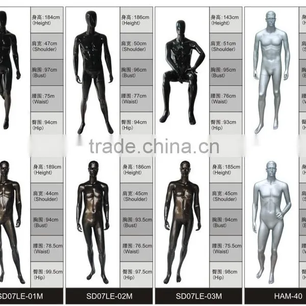 New Style High Quality Brand Clothes Display Custom Sexy Lifelike Male Mannequins photo-3