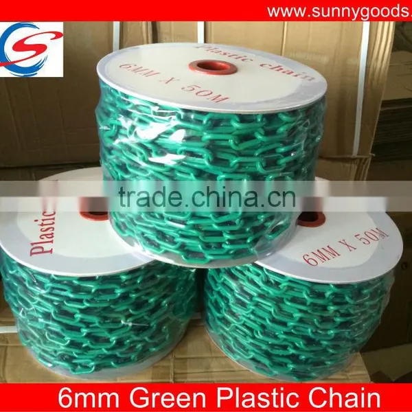 High Quality 6mm Yellow Plastic Roller Chain Cadenas photo-3