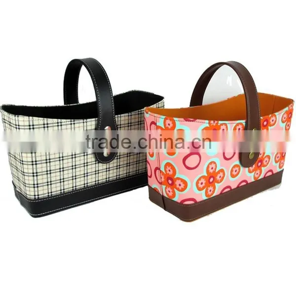 Leather Wine Basket photo-3