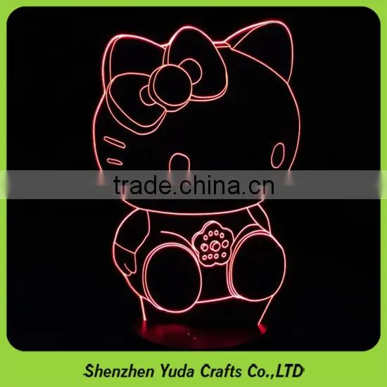 Children Bedroom Decor Hello Kitty Night Light Popular Kids Table Lamp photo-2