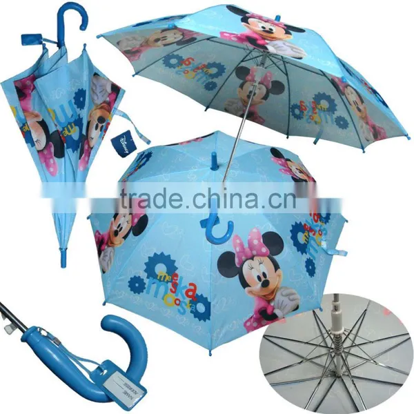 19inch Many New Heat Transfer Cartoon Character School Girl Umbrella photo-4